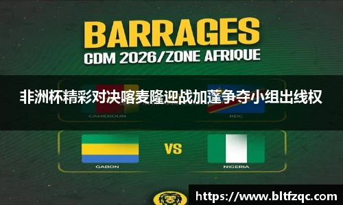 非洲杯精彩对决喀麦隆迎战加蓬争夺小组出线权